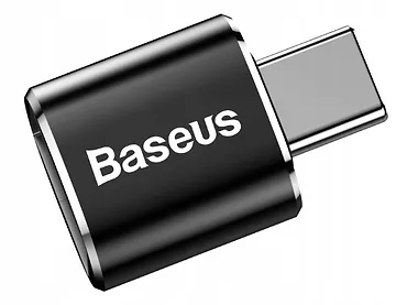 Adapter Baseus USB do USB Type-C 2,4A Czarny