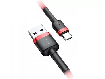 Baseus kabel USB-C Type C Quick Charge QC3.0 2A 3m Czerwony