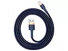 Kabel Lightning USB Baseus Cafule 2,4A 1m Złoto- niebieski