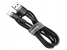 Kabel Lightning USB Baseus Cafule 2,4A 1m Szaro-czarny