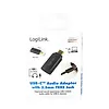 LogiLink Adapter USB-C do 3,5mm Audio - Mini jack