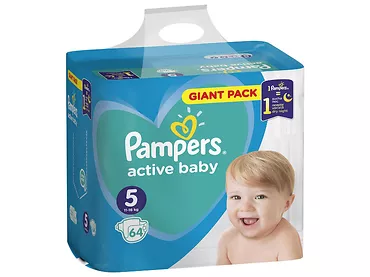 Pieluszki Pampers Active Baby Giant Pack 5 Junior 64 szt.