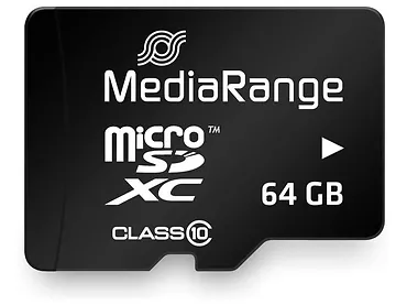 Karta pamięci MediaRange MicroSDXC 64GB C10