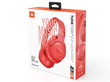 SŁUCHAWKI JBL T750BTNC KORALOWE JBLT750BTNCCOR