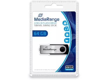 Pendrive MediaRange 64 GB USB 2.0  obracany