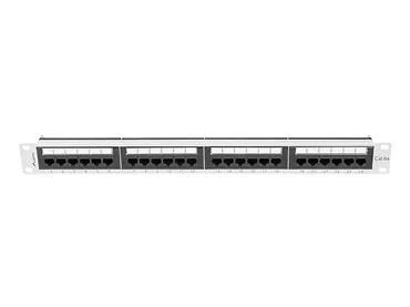 LANBERG Patchpanel 24 port 1U KAT6A PPUA-1024-S Szary