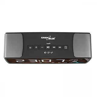 GreenBlue Radiobudzik Bluetooth 4.2 FM Aux-in GB200