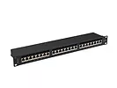 LANBERG Patchpanel 24 port 1U KAT6A EK. PPSA-1024-B Czarny