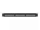 LANBERG Patchpanel 24 port 1U KAT6A EK. PPSA-1024-B Czarny