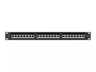 LANBERG Patchpanel 24 port 1U KAT6A EK. PPSA-1024-B Czarny