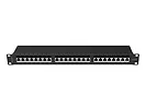 LANBERG Patchpanel 24 port 1U KAT6A EK. PPSA-1024-B Czarny