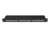 LANBERG Patchpanel 24 port 1U KAT6A EK. PPSA-1024-B Czarny