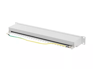 LANBERG Patchpanel 24 port 1U KAT6A EK. PPSA-1024-S Szary