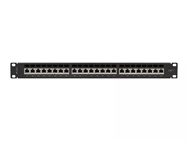 LANBERG Patchpanel 24 port 1U KAT7 EK. PPS7-1024-B Czarny