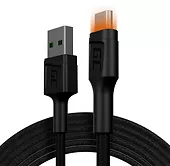 Kabel Ray USB-MicroUSB 200cm, podświetlenie LED