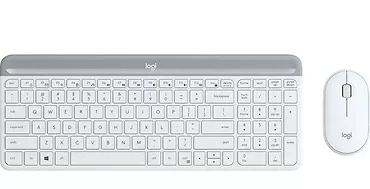 Logitech Klawiatura i mysz  MK470 Wireless Offwhite      920-009205