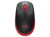 Logitech Mysz bezprzewodowa M190 Red 910-005908