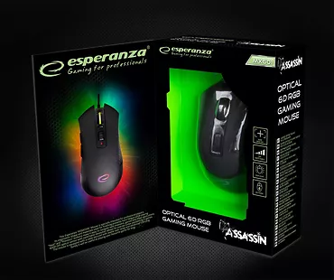 Esperanza Mysz przewodowa dla graczy 6d opt. usb mx601 assassin