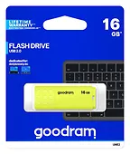 GOODRAM Pendrive UME2 16GB USB 2.0 Żółty