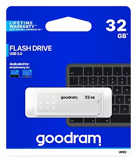 GOODRAM Pendrive UME2 32GB USB 2.0 Biały