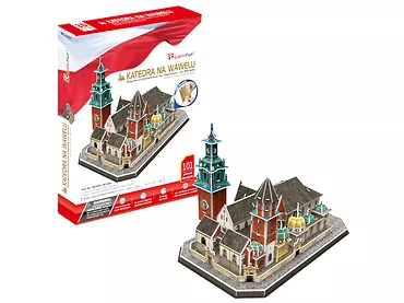 Puzzle 3d Katedra na Wawelu - Zestaw XL 101 el.