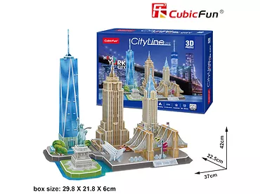 Puzzle 3d Cityline New York City 123 el.