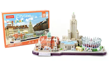 Puzzle 3d City Line Warszawa 126 el.