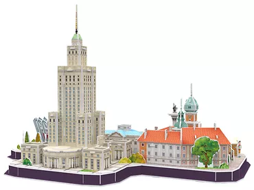 Puzzle 3d City Line Warszawa 126 el.