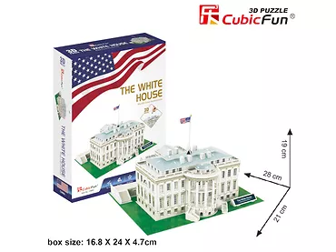Puzzle 3D Biały Dom 65 el.