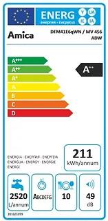 Amica Zmywarka DFM41E6qWN