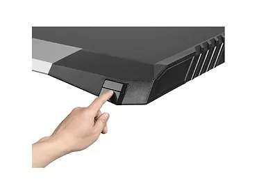 Maclean Biurko gamingowe LED czarne RS150