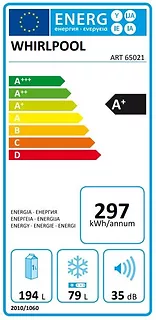 Whirlpool Chłodziarko-zamrażarka do zabudowy ART65021