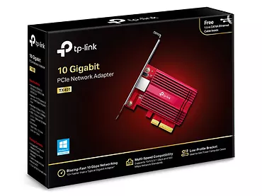 TP-LINK Karta Sieciowa TX401 PCI-E 1x10Gb