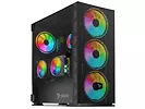 Obudowa komputerowa Midi Tower ATX SAVIO Raptor X1 ARGB Glass Mesh Fan 4x120mm