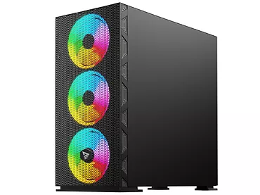 Obudowa komputerowa Midi Tower ATX SAVIO Raptor X1 ARGB Glass Mesh Fan 4x120mm