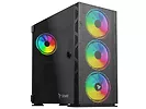 Obudowa komputerowa Midi Tower ATX SAVIO Raptor X1 ARGB Glass Mesh Fan 4x120mm