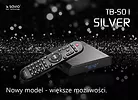 Elmak Odtwarzacz multimedialny SAVIO TB-S01 Smart TV Box Silver, 2/16GB, 8K, Android 9.0 Pie, USB 3.0, Wi-Fi, lan 100mbps