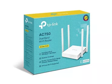 TP-LINK Router Archer C24 AC750 1WAN 4LAN