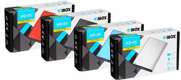 Obudowa IBOX HD-05 2.5 USB 3.1 Czerwona