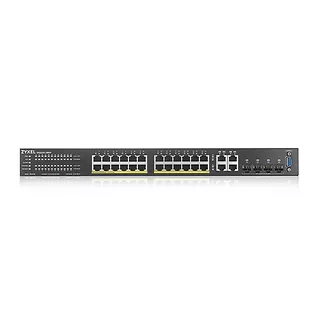 Zyxel GS2220-28HP 24xGbE L2 PoE Switch GbE Uplink 1Y NCC Pro Pack LIC  GS2220-28HP-EU0101F