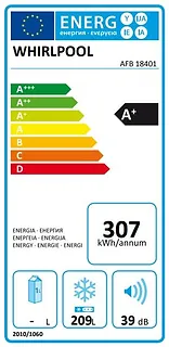 Whirlpool Zamrażarka do zabudowy AFB18401