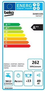 Beko Zmywarka DVN05320S