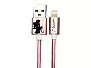 Kabel USB Minnie Mouse KISSING ALONE IP Disney Rosegold 1m