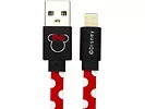 Kabel USB Minnie KROPKI IP Disney Czerwony 1m