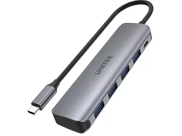 Unitek Aktywny hub USB-C 4xUSB 3.1 Gen1 microUSB