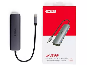 Unitek Aktywny hub USB-C 4xUSB 3.1 Gen1 microUSB