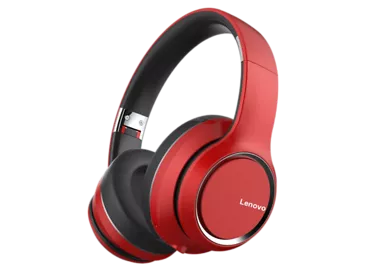Lenovo Słuchawki Bezprzewodowe HD200 Czerwone