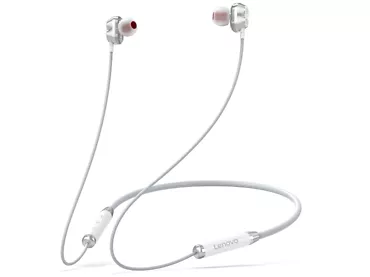 Słuchawki douszne bezprzewodowe Lenovo HE08 Białe Bluetooth 5.0