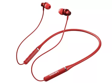 Lenovo Słuchawki Bezprzewodowe HE05 Czerwone