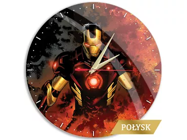 Zegar ścienny Marvel Iron Man 002 połysk